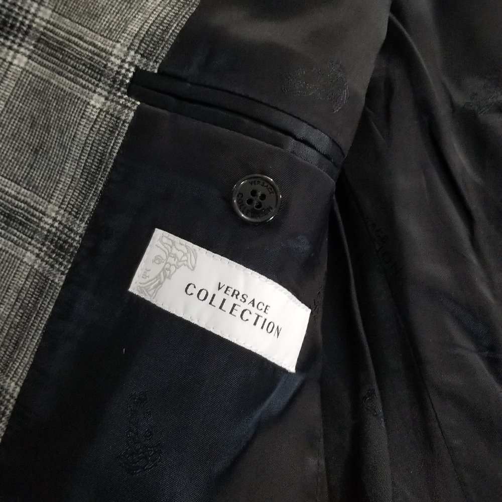 Original Versace- Single Breasted- 2 piece Suit- size M. - Picture 4 of 12